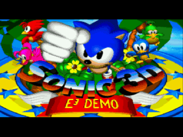 Sonic 3D Blast (Prototype 73) Title Screen